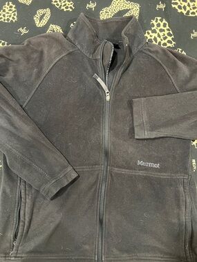 Marmot Black Full-Zip Fleece Jacket